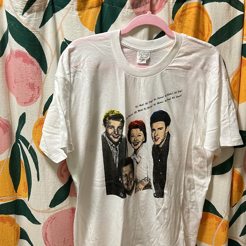 Vintage Hi Mom Hi Pop Hi Dave Hi Rick T-Shirt- (XL) 🌿